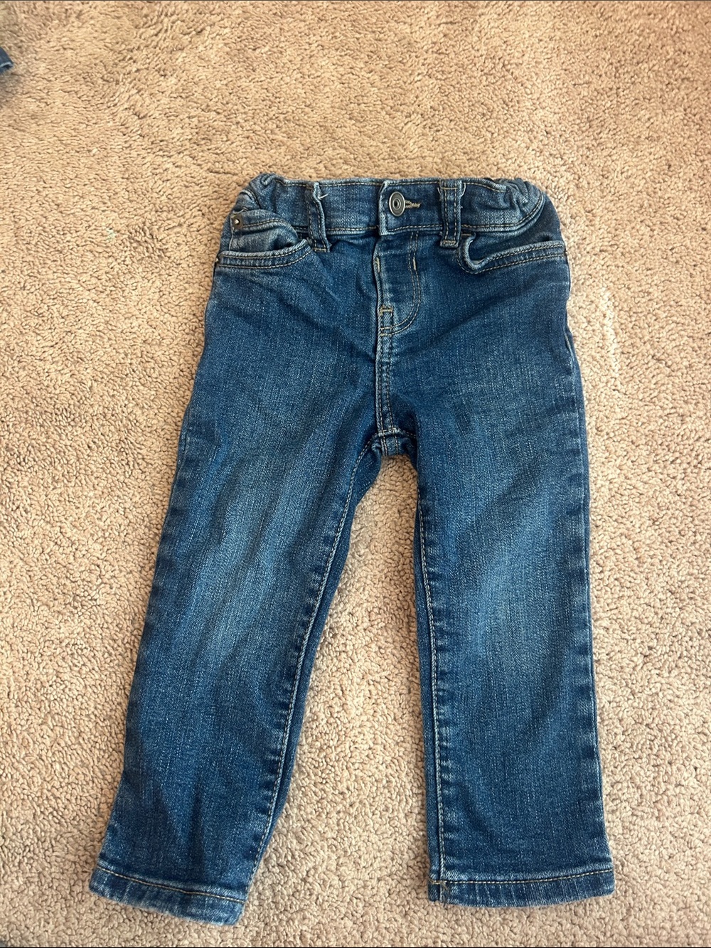 The Children's Place Dark Blue Jeans, adjustable waistband